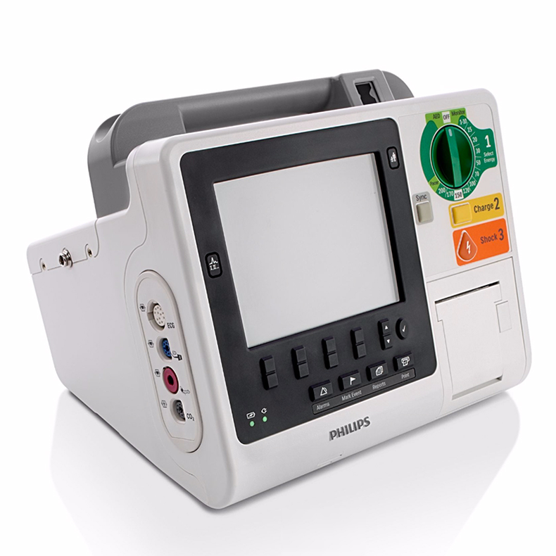 用于对病人进行心脏除颤抢救和心电监护. /p>