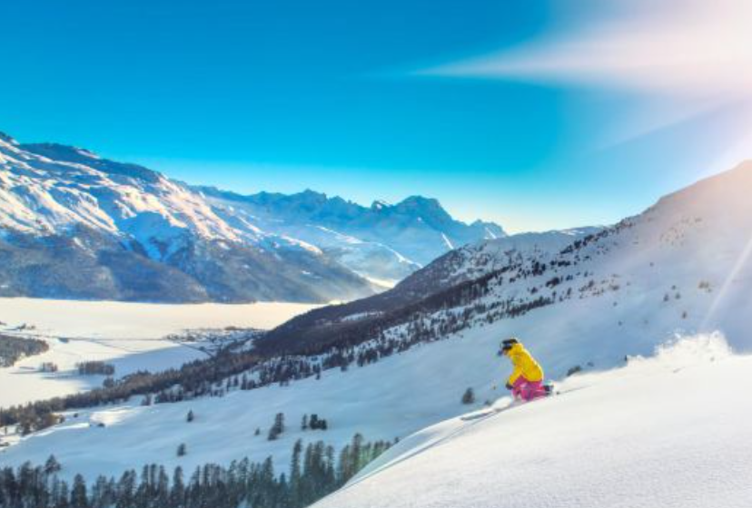 邹城峄山风景区滑雪场
