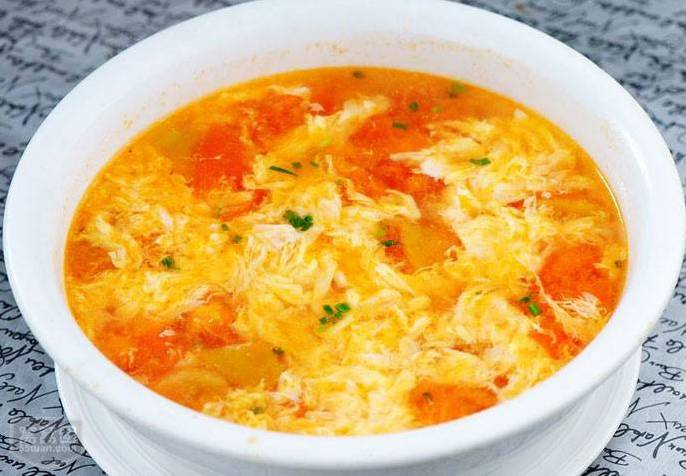 羊肉番茄蛋花汤