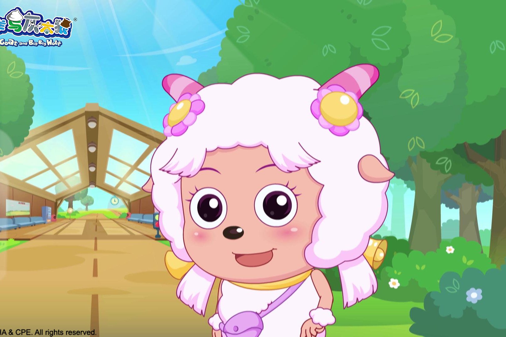 片《喜羊羊与灰太狼》里的正面角色,由赵娜(主要),严彦子(前期)配音