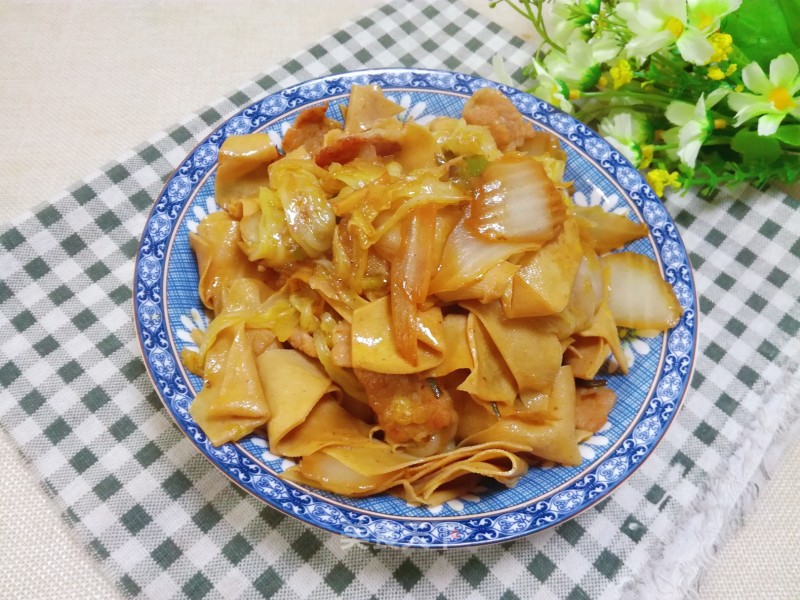 干豆腐炖白菜