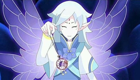 动画片中的紫罗兰精灵王,拥有时间倒流的能力,后在游戏中推出q版,能力