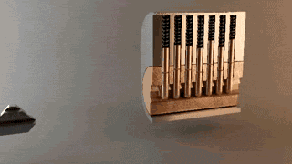 原理是使用多个不同高度的圆柱形零件(称为锁簧,弹子或珠),锁住锁芯.