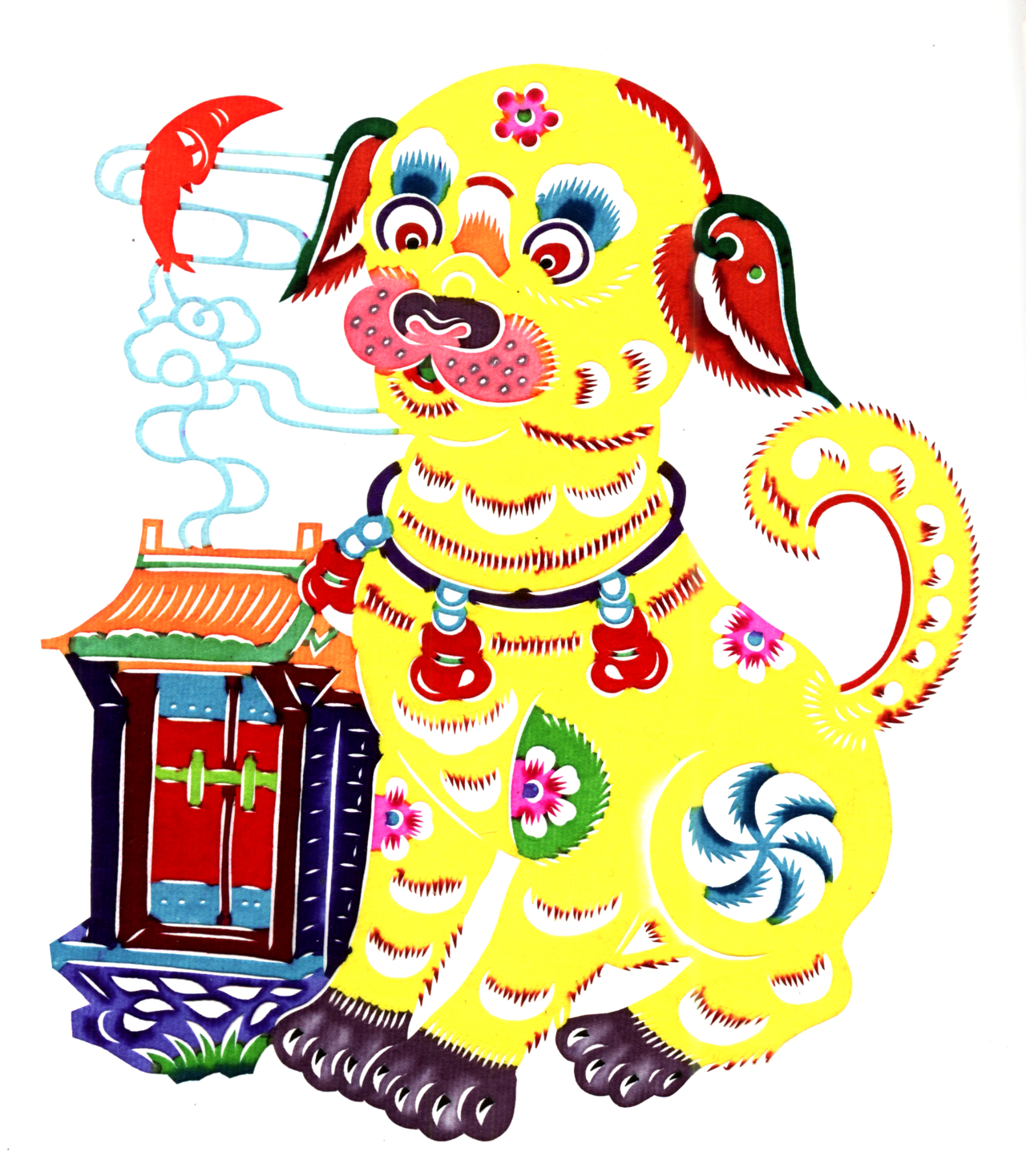 中线装彩色十二生肖