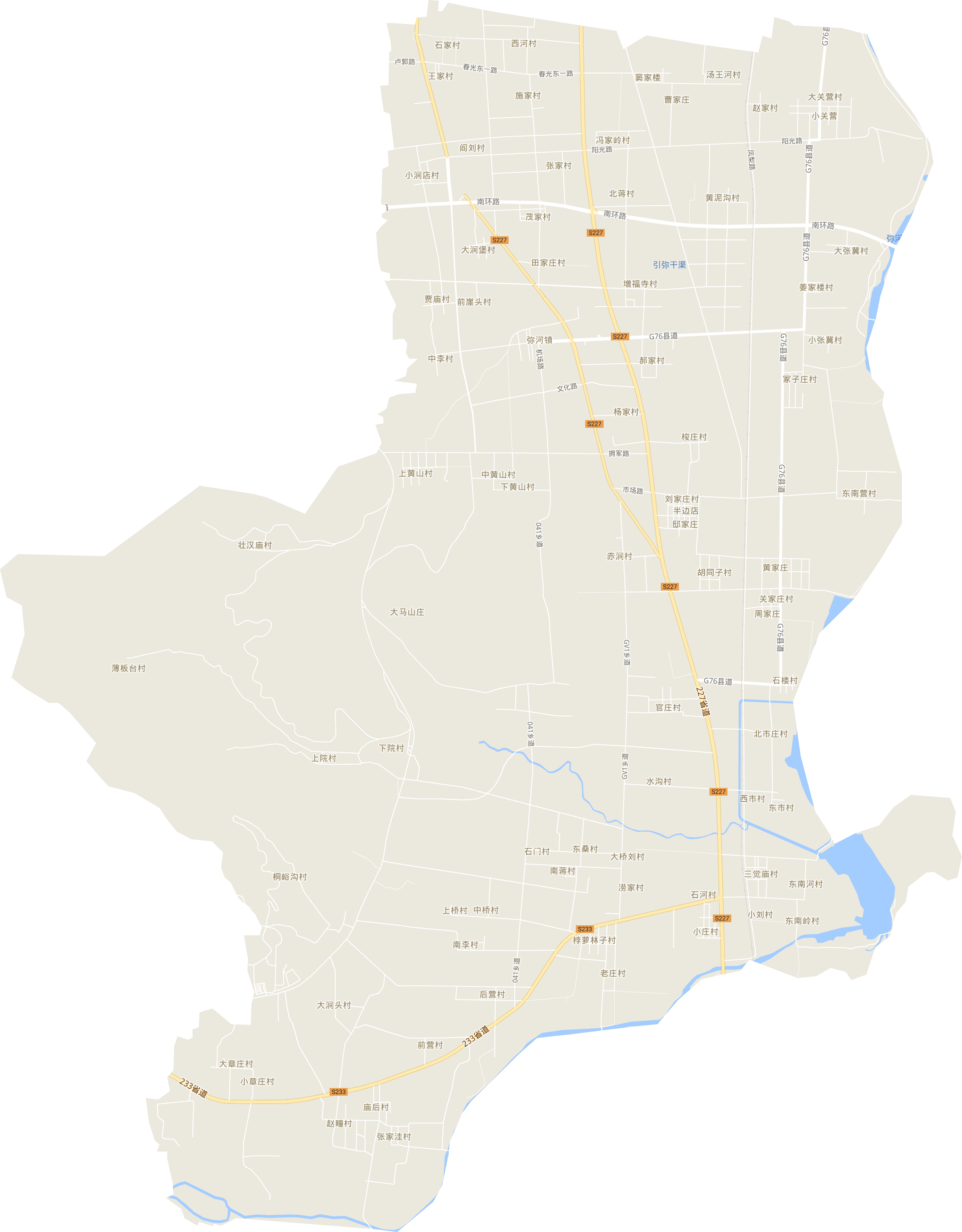 青州市南部,东邻黄楼街道,南接临朐县,西南和王坟镇为邻,西北与云门山