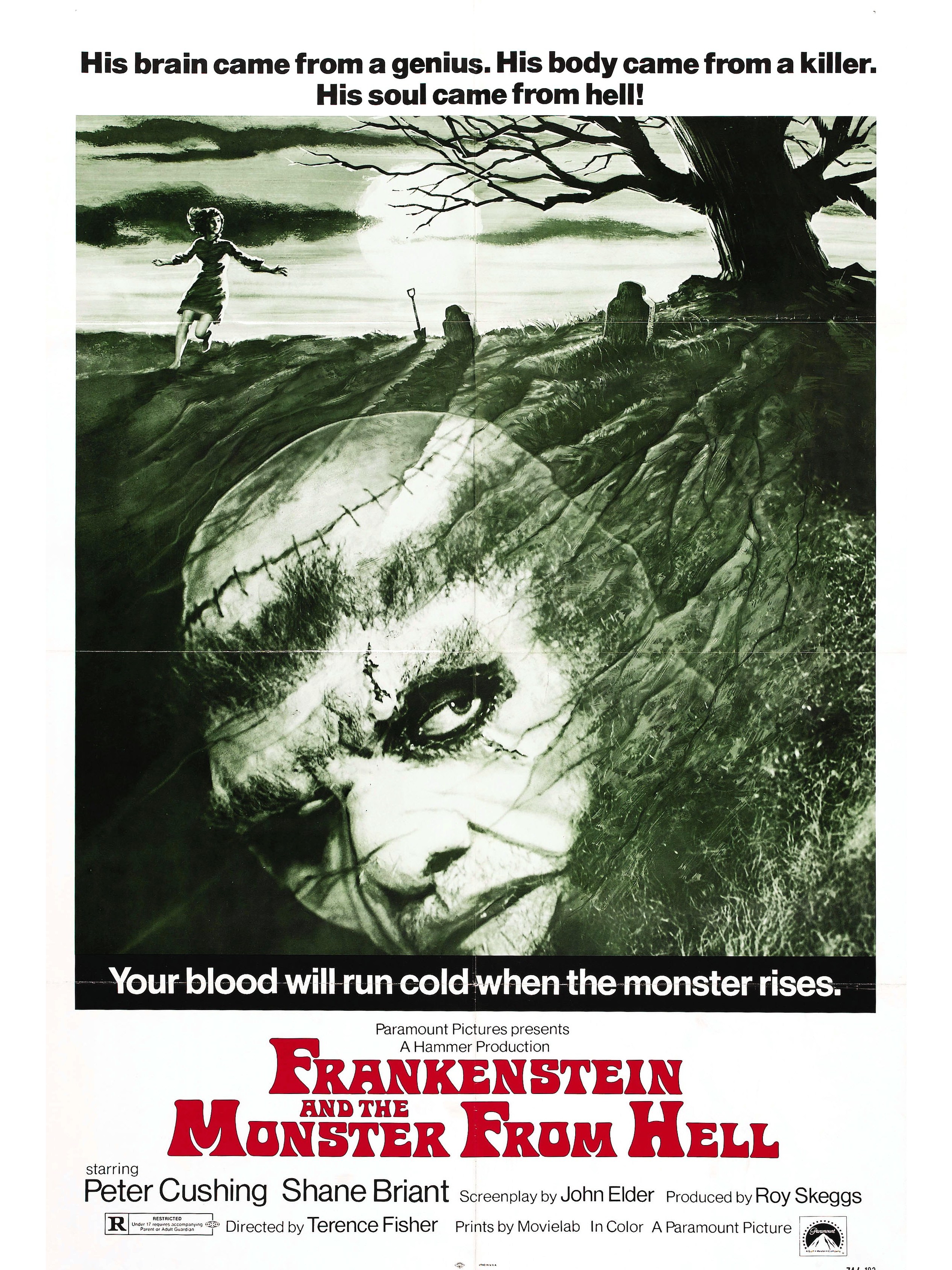 《来自地狱的弗兰肯斯坦》是泰伦斯·费希执导的电影