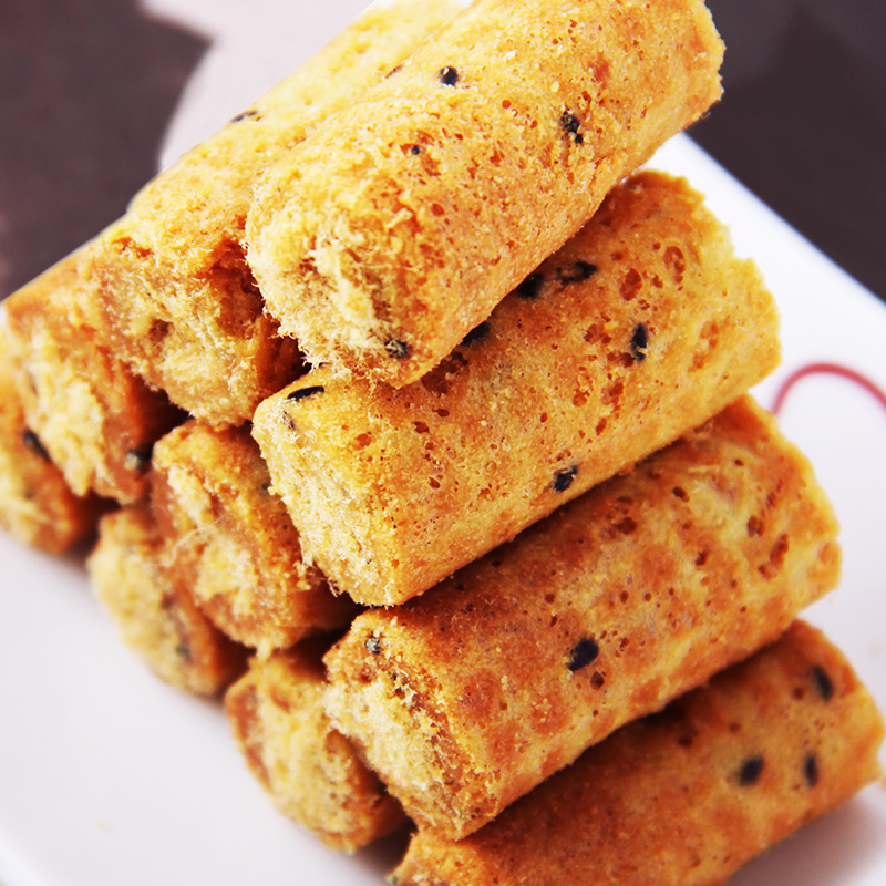  p>香葱肉松蛋卷是一道美食,主要制作材料有鸡蛋,面粉等. /p>