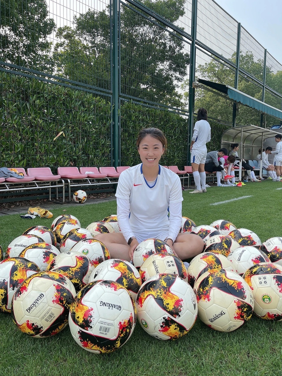 lemmaid="122380">足球 /a>运动员,现效力于上海国泰君安永柏女足