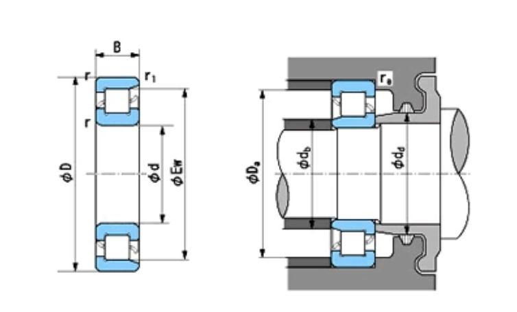 snr 7311 b/db 轴承
