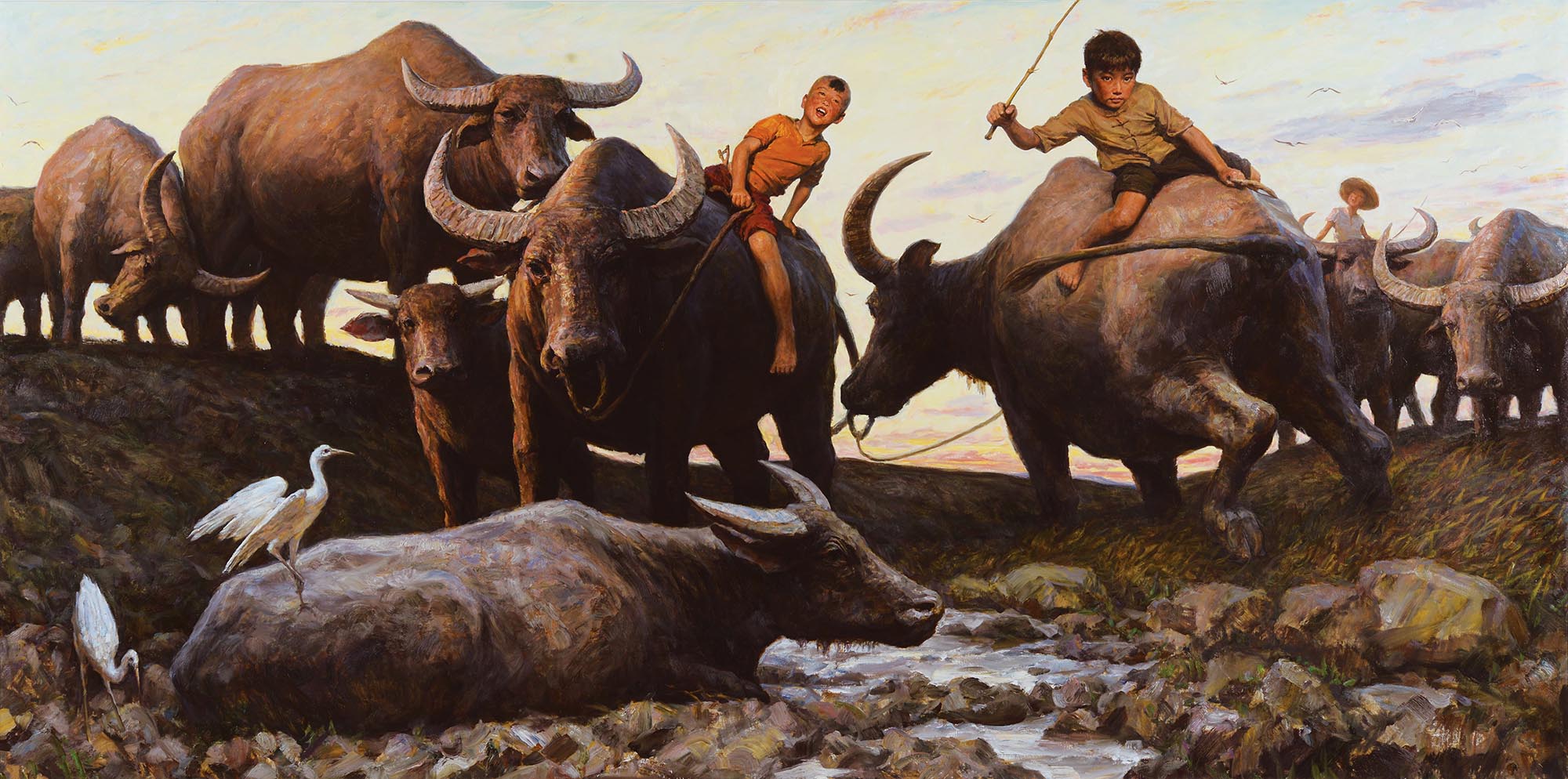  p>李自健,中国旅美著名油画家,1954年生于湖南邵阳,1982年毕业于广州