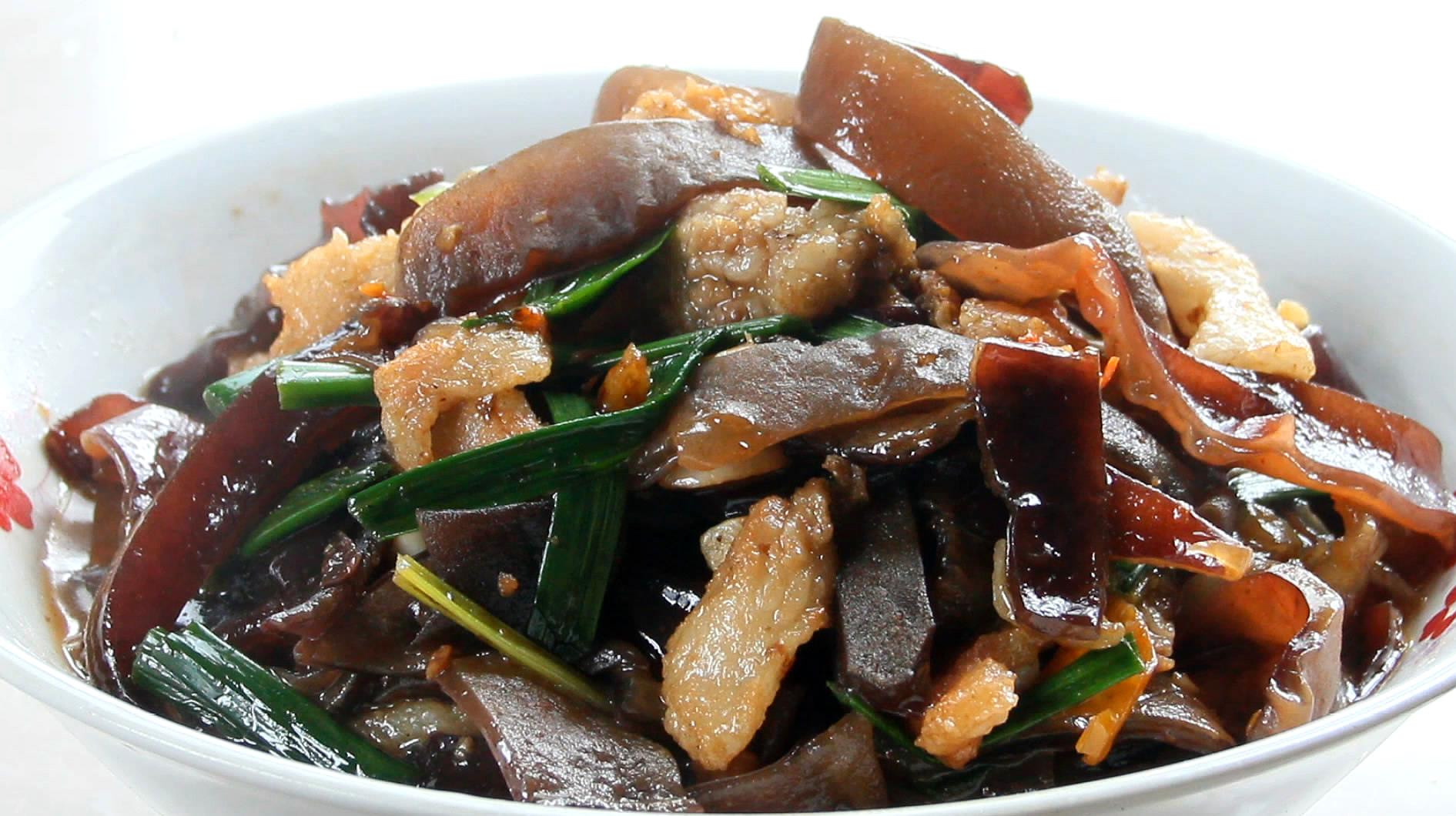 肉炒木耳