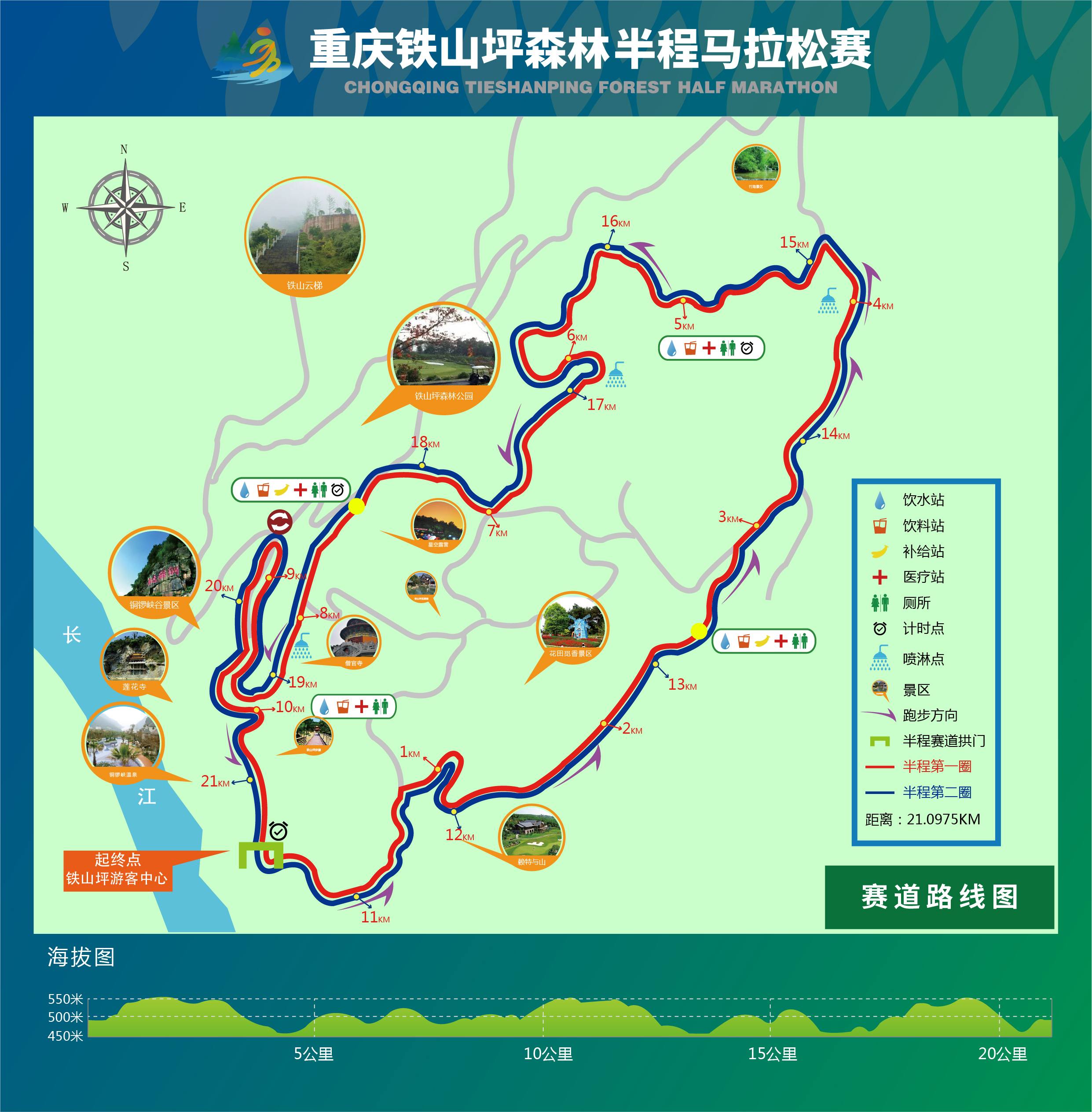 2020重庆铁山坪森林半程马拉松赛