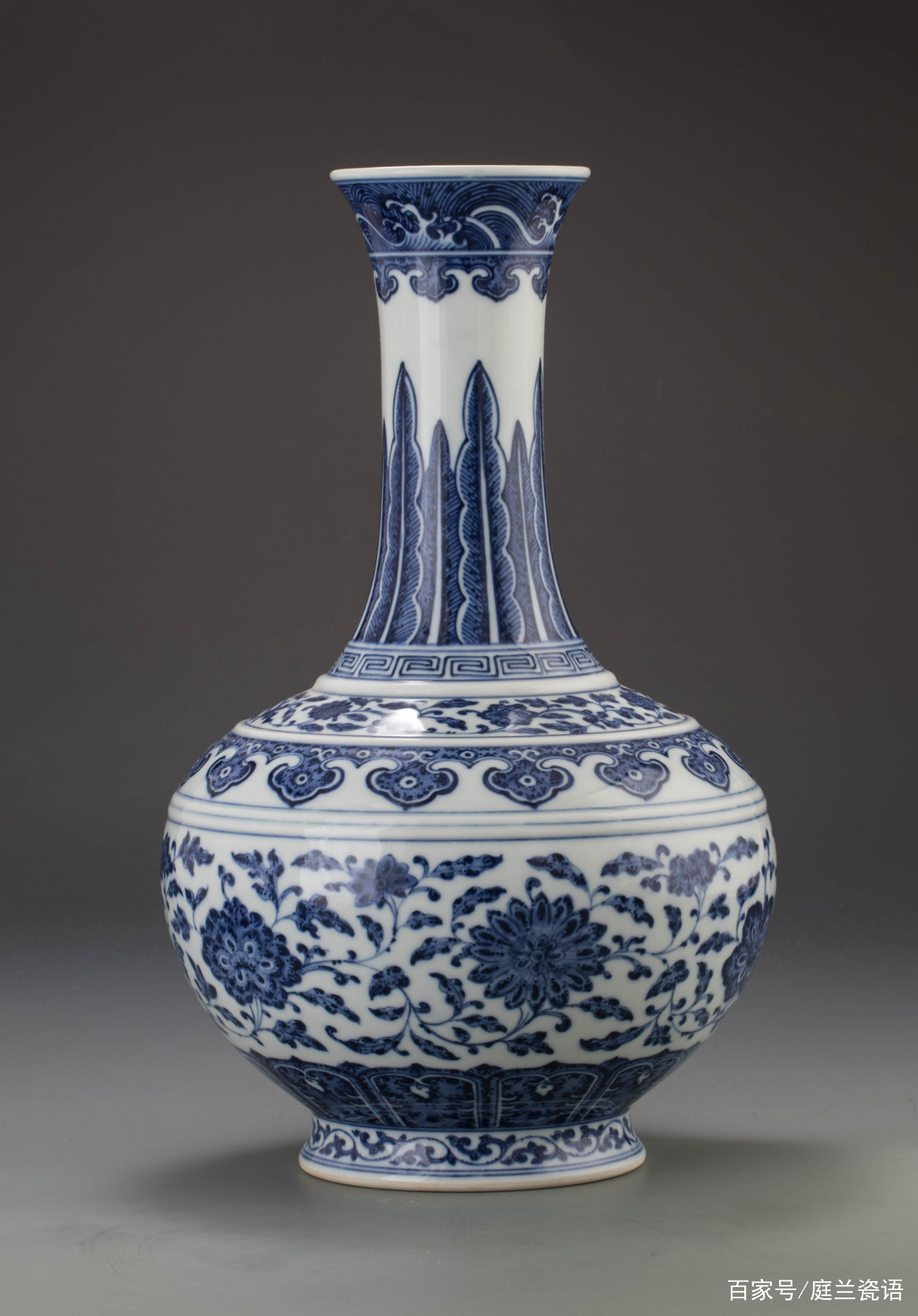 青花缠枝纹的历史渊源及含义 百科ta说