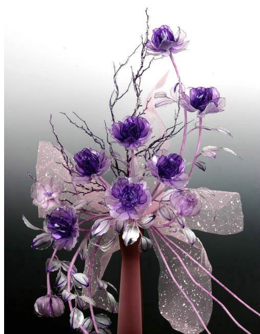 水晶花 装饰用人造花 百度百科