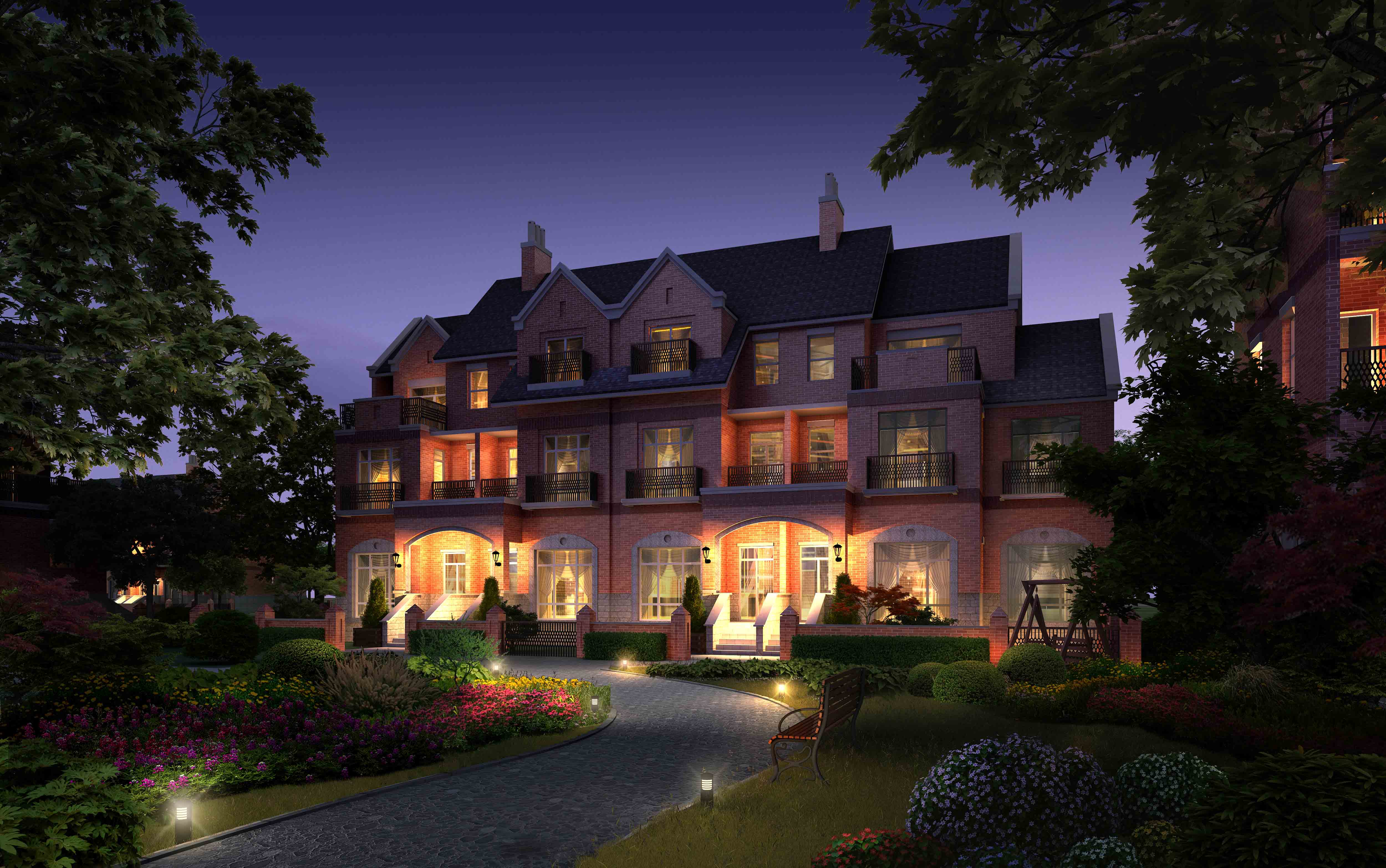 伦堡别墅是位于江苏省<a target="