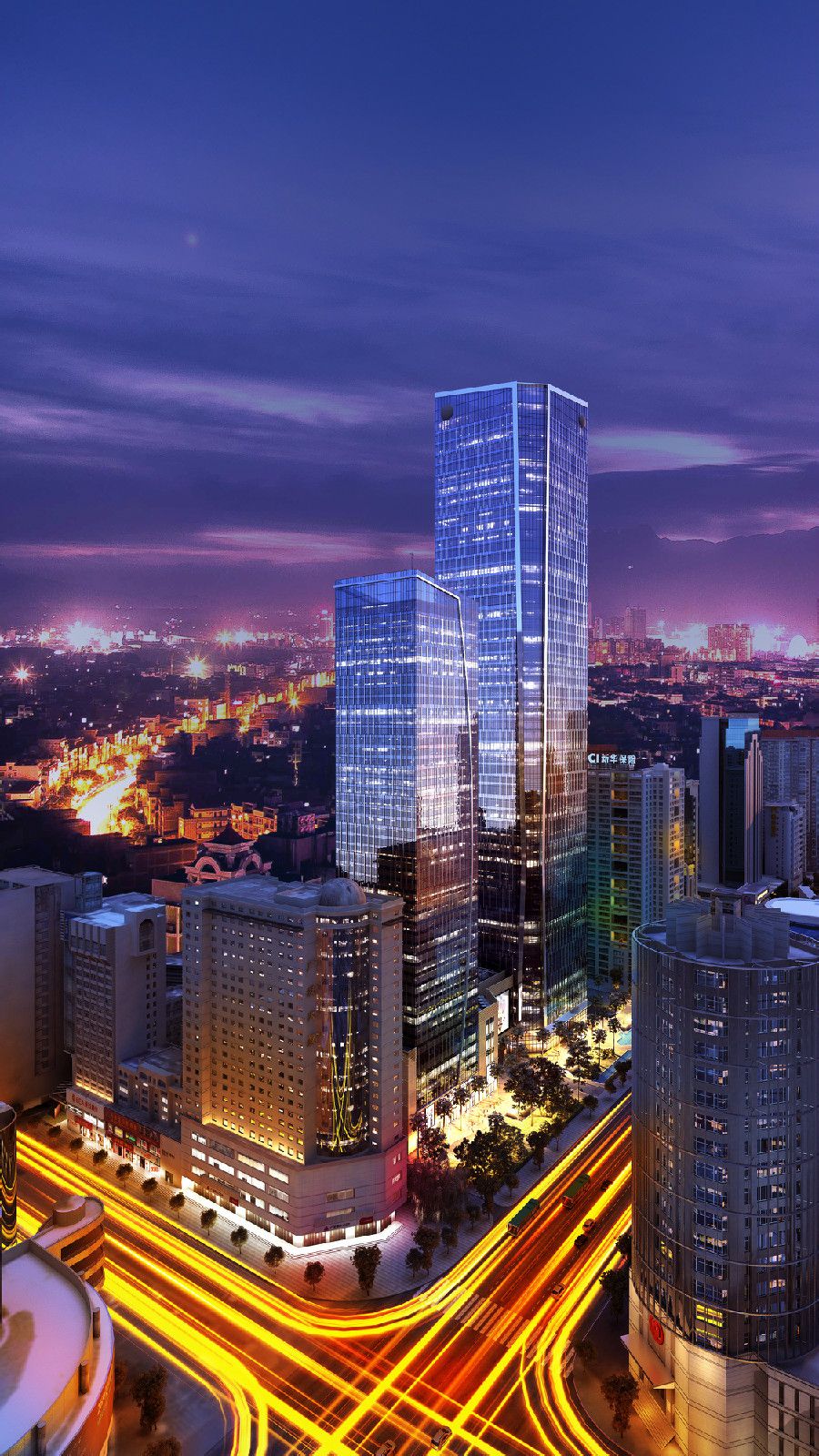 >置地广场,地处昆明传统金融商务区cbd区,北京路交三桥银海国际公寓旁