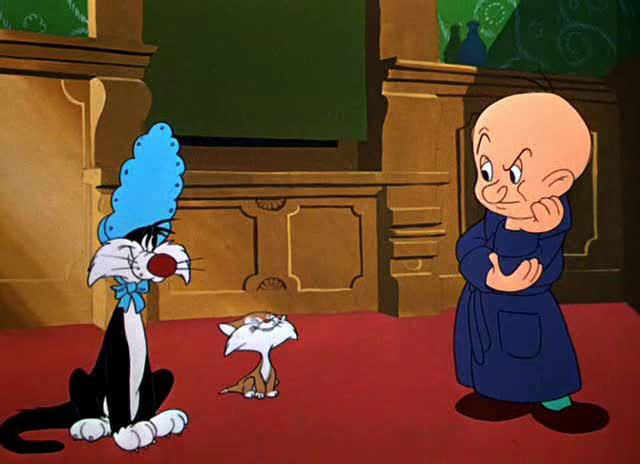  p>美国家庭喜剧动画《大猫与小猫》是由华纳兄弟影片公司出品的动画