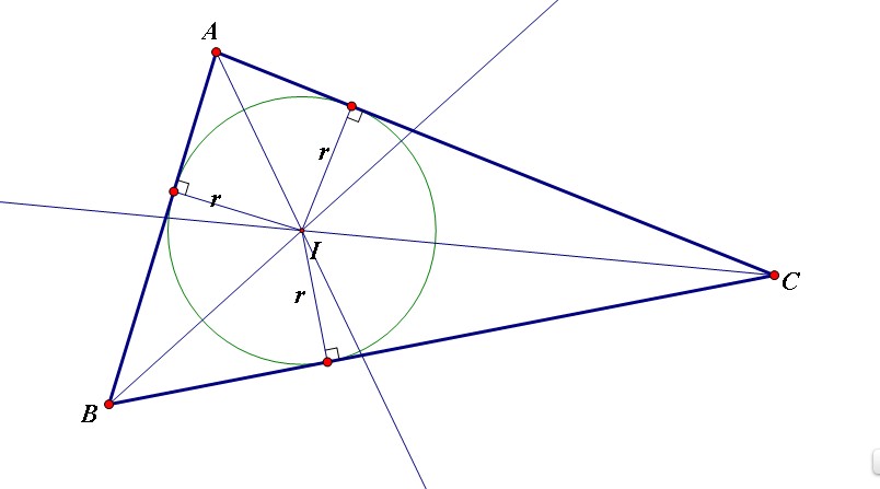  p>三角形的四心是指三角形的重心,外心,内心,垂心.