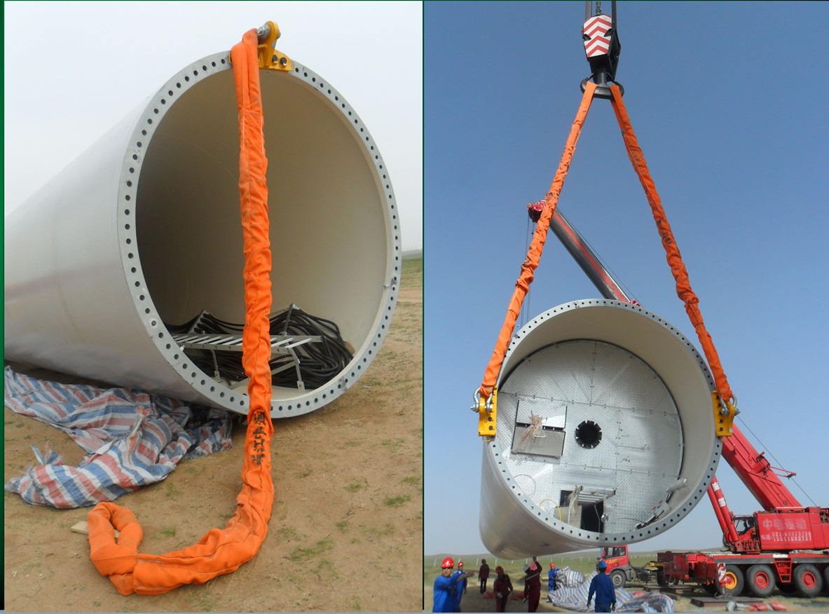 又叫千斤索或千斤绳,绳扣.用于连接起重机吊钩和被吊装设备. /p>