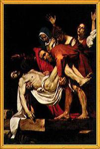 卡拉瓦乔祭坛画基督下葬