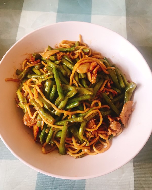 四季豆焖面