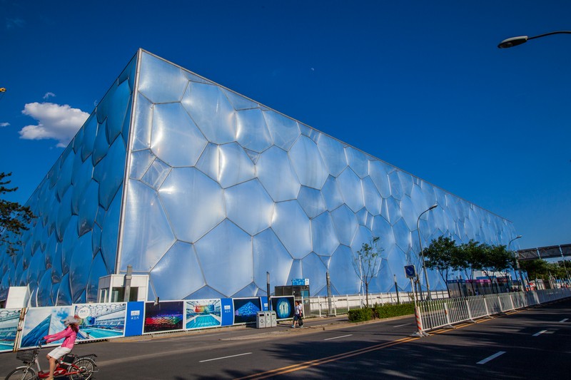  p>国家游泳中心(national swimming center),又名"水立方","冰立方"