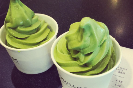 绿茶冰激凌