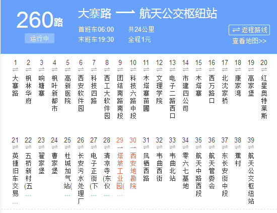  p>西安公交260路是西安市的一条公交线路,隶属于 a target="_blank"