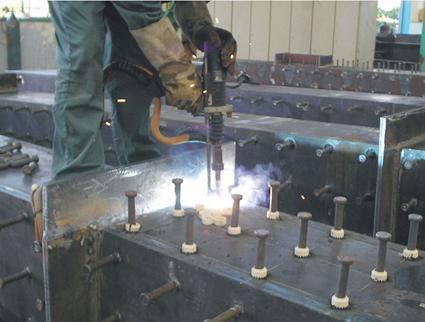 栓钉是电弧螺柱焊用 a target="_blank" href="/item/圆柱头焊钉">