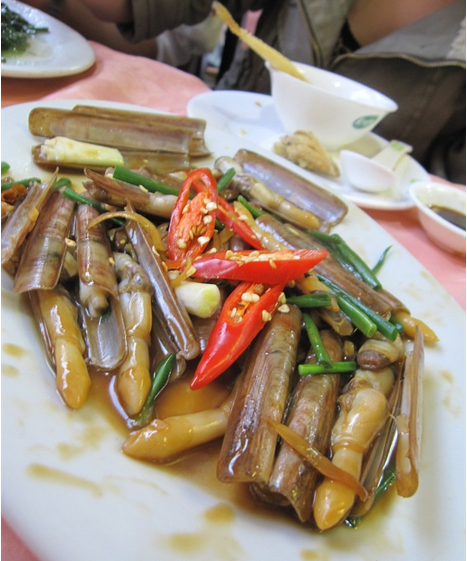  p>竹蛏【chēng】( i>solen strictu) /i>为瓣鳃纲竹蛏科的 a href="