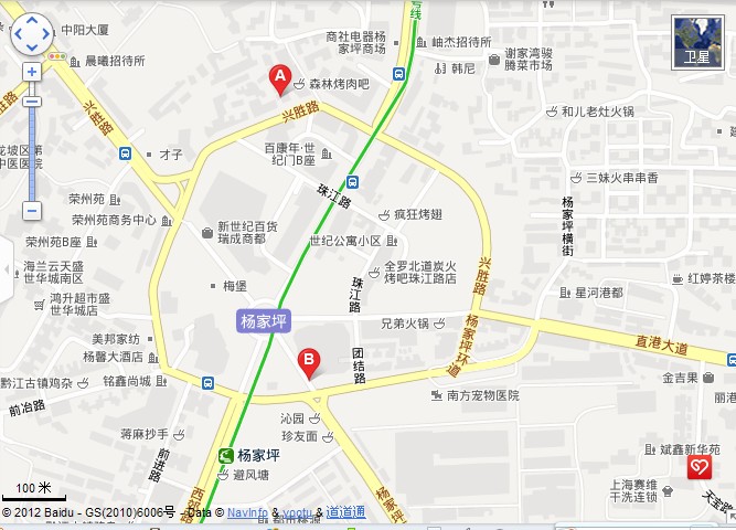  p>杨家坪步行街位于重庆市 a target="_blank" href="/item/九龙坡区