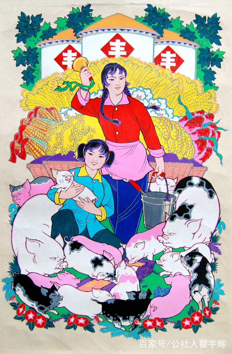 画笔下的神韵，色彩与造型俱佳，孙忠会10幅年画作品欣赏_百科TA说