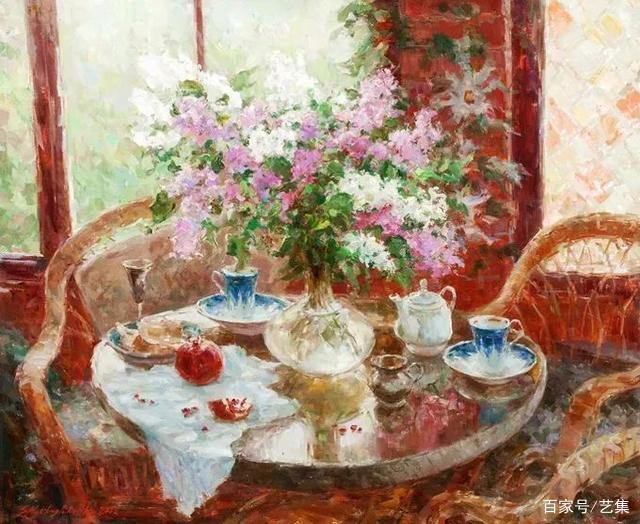 人间最美四月天，大师的花卉静物油画，让人感受花开眼前的震撼_百科TA说
