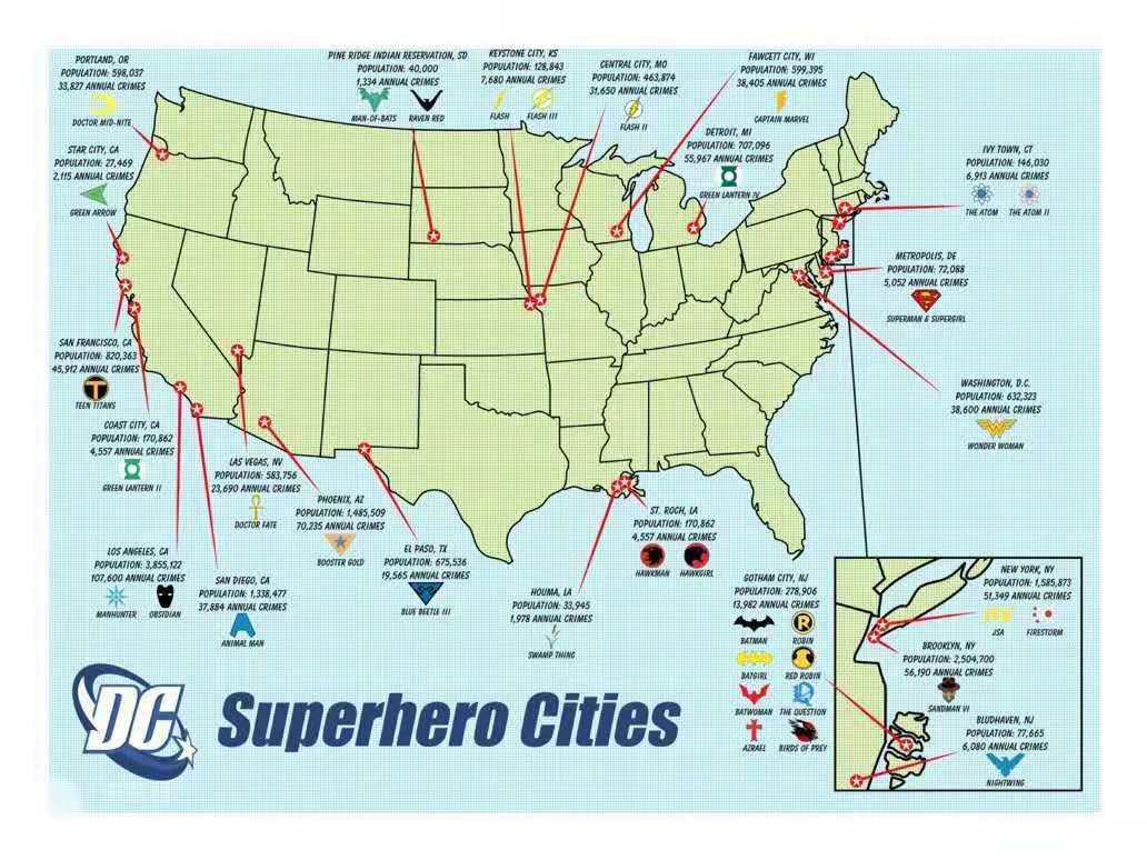 href="/item/dc漫画">dc漫画 /a>旗下漫画所组成的统一的世界观,其中