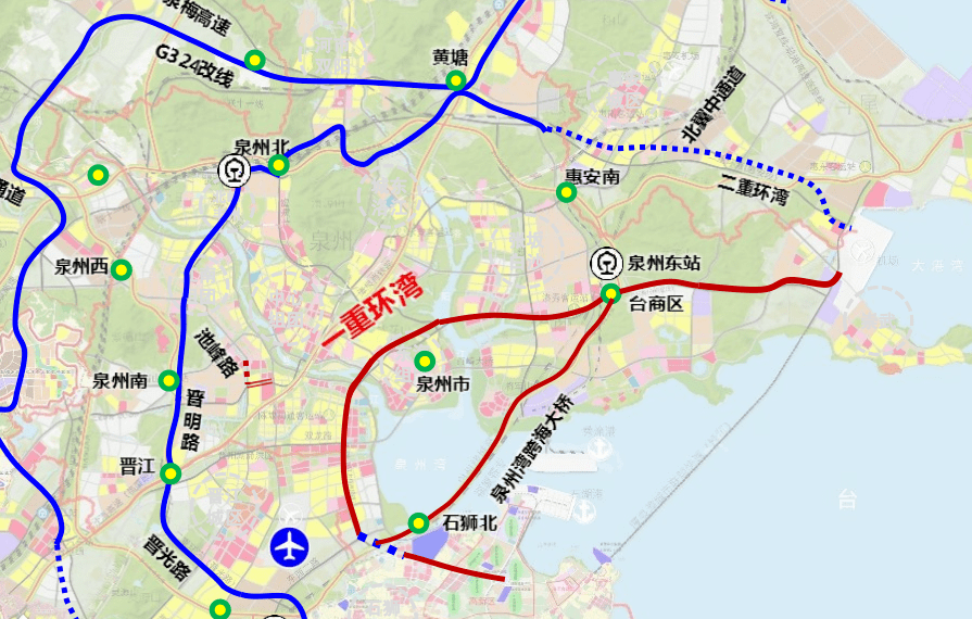 市 /a>一重环湾快速路是泉州市"三环十射一联"城市快速路网的核心环线