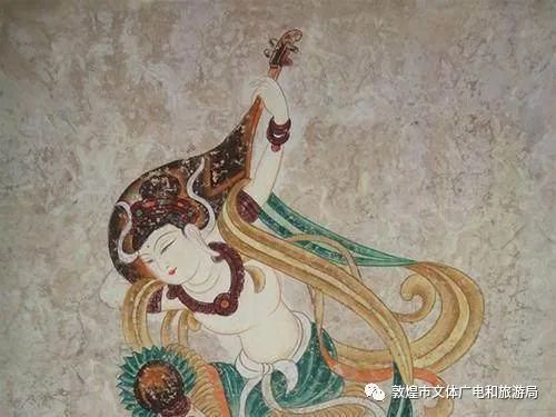 真作】劉宇廉「敦煌飛天」額装作品 中国画 真作】劉宇廉「敦煌飛天