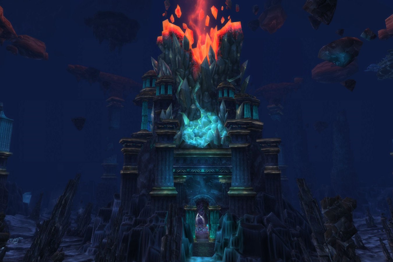 译作浩劫与重生)中新开放的圣域(即安全区域;还有沙塔斯城和达拉然,黑