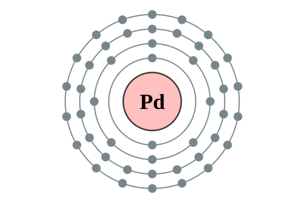  p>钯(palladium),是第五周期Ⅷ族铂系元素,元素符号pd,单质为银白色