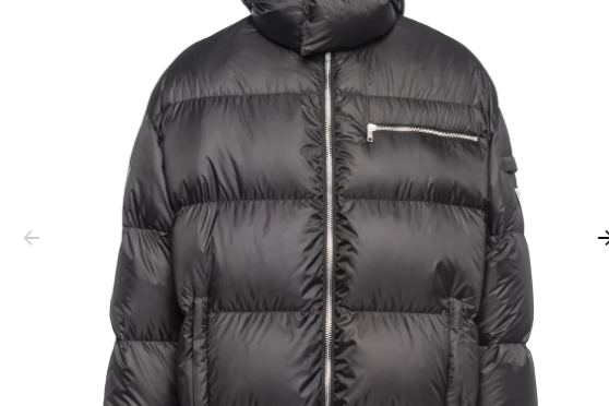 中长款织物羽绒外套