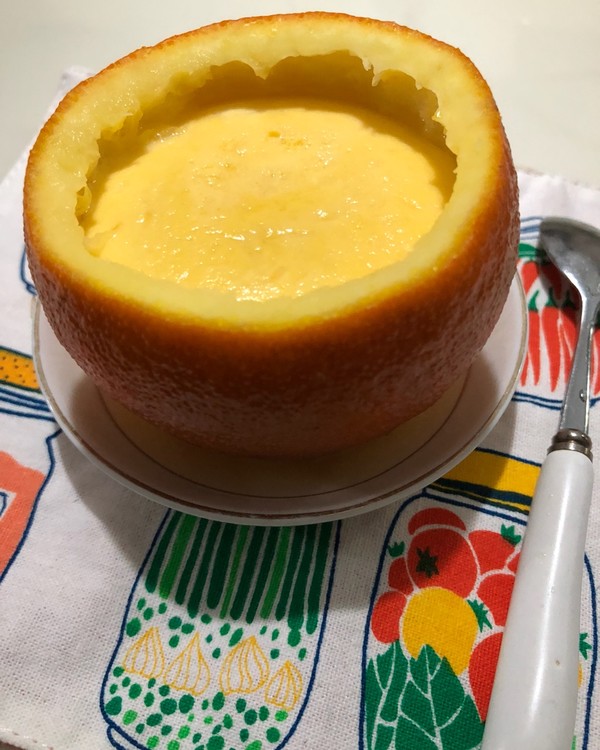 橙汁蒸蛋
