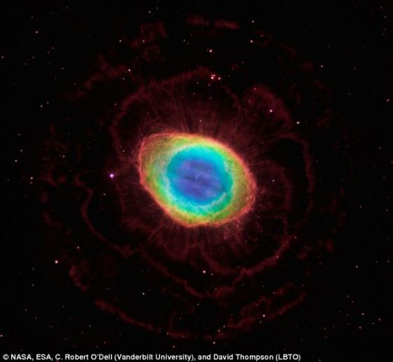  p>环状星云(planetary nebulae),也被称之为"messier 57",意为 a