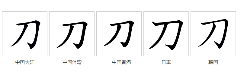 刀（汉语文字）_百度百科