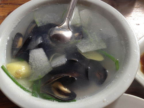 冬瓜淡菜瘦肉汤