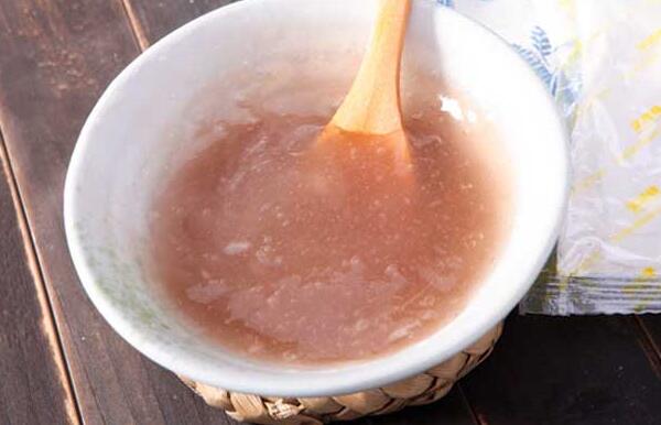 白药藕粉糊