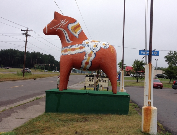  p>达拉木马(英文名称:dala horse,dalecarlian horse):公元17世纪