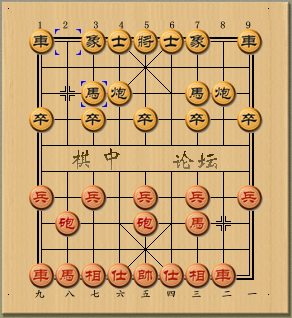 经典象棋原有几十种基本布局,新型开局布阵更加细腻多变,可多达数百种