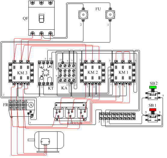  /a>是初级和次级在同一条绕组上的变压器,原,副绕组直接串联,自行耦