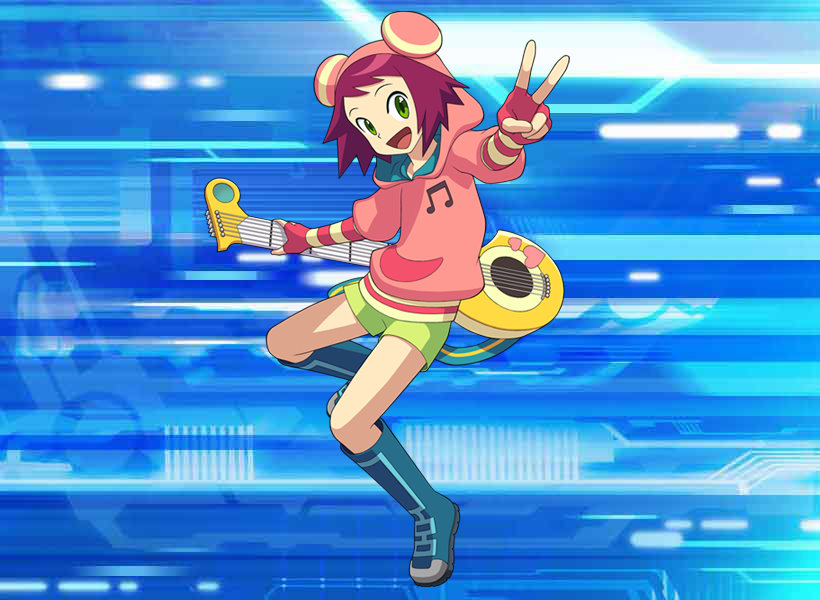  p>响美空是《流星洛克人》中虚拟人物,开朗活泼的明星,是受欢迎的