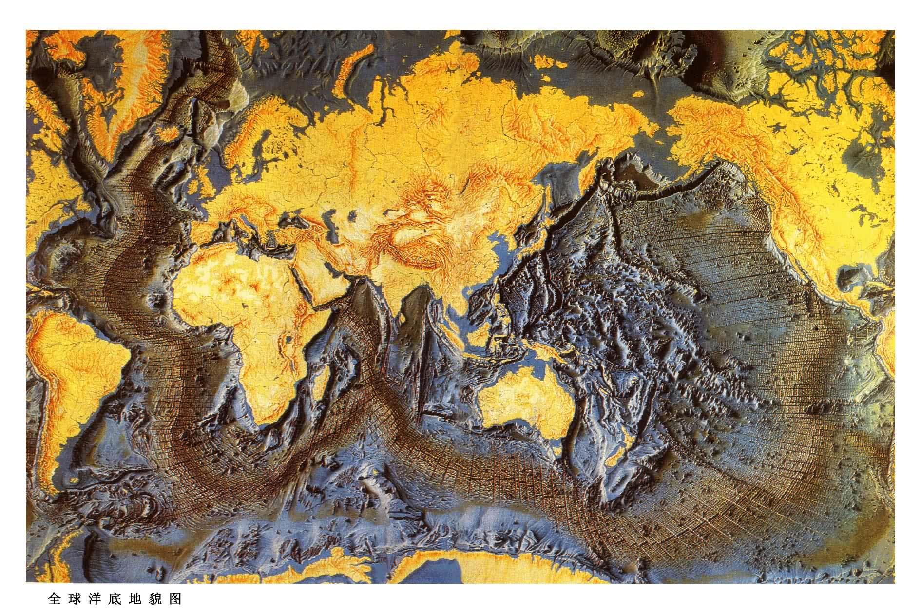  p>海岭又称海脊,有时也称"海底山脉".