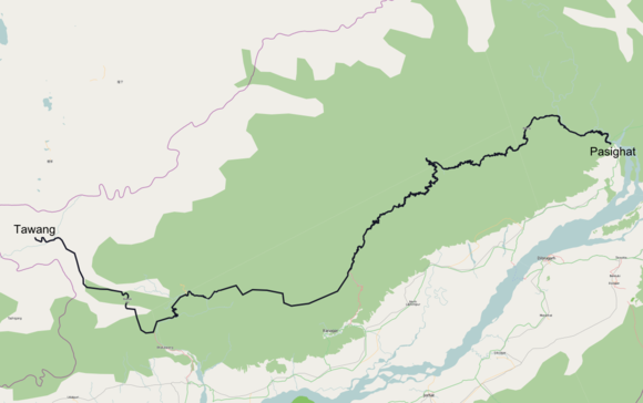 国道(nh229)是一条完全修建在我国藏南地区(现被印度非法侵占)的道路
